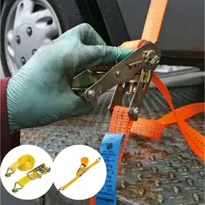 Tolsen Ratchet Tie Down 6m - 2 Ton Cargo Lashing Straps