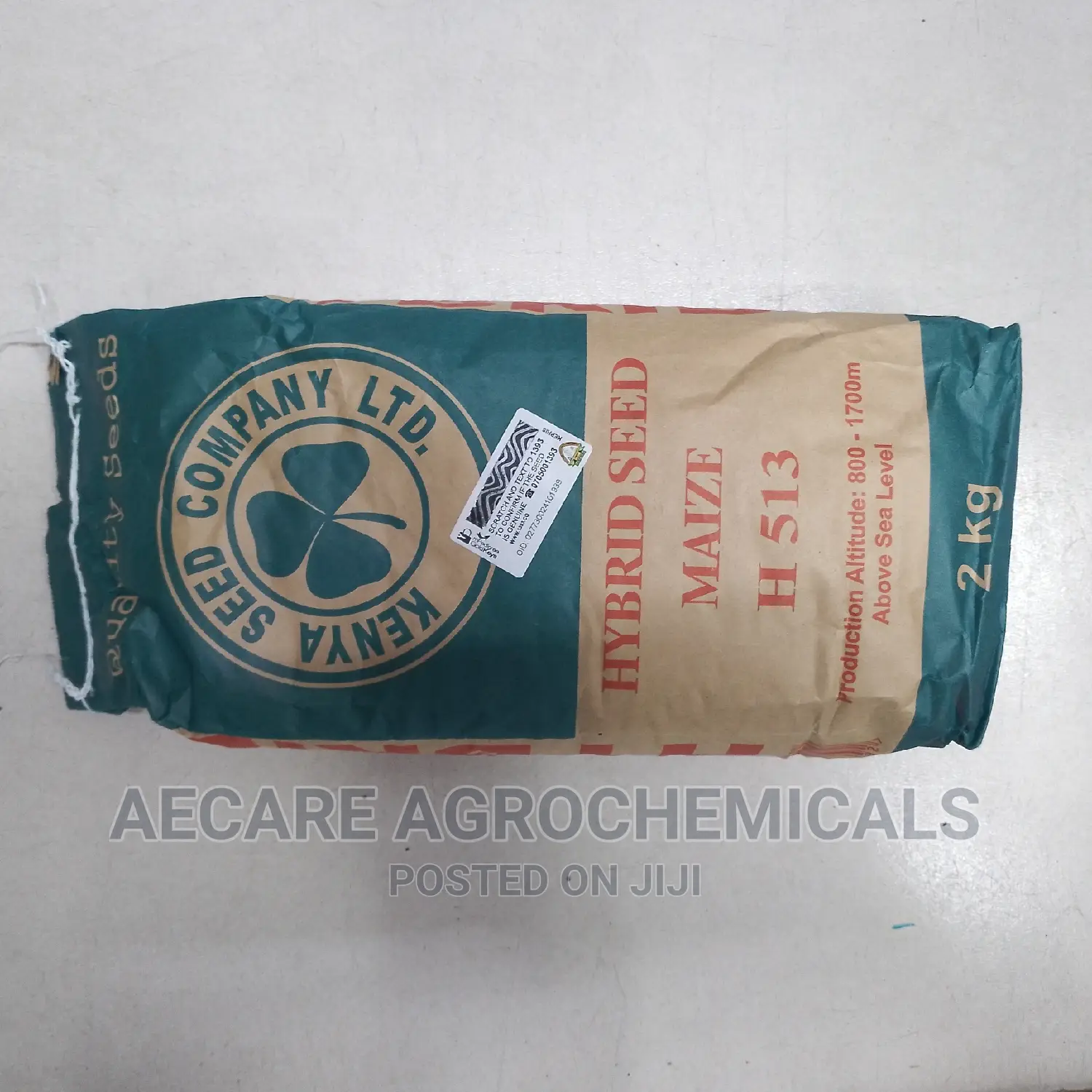 Hybrid Maize Seeds H513. 2kgs