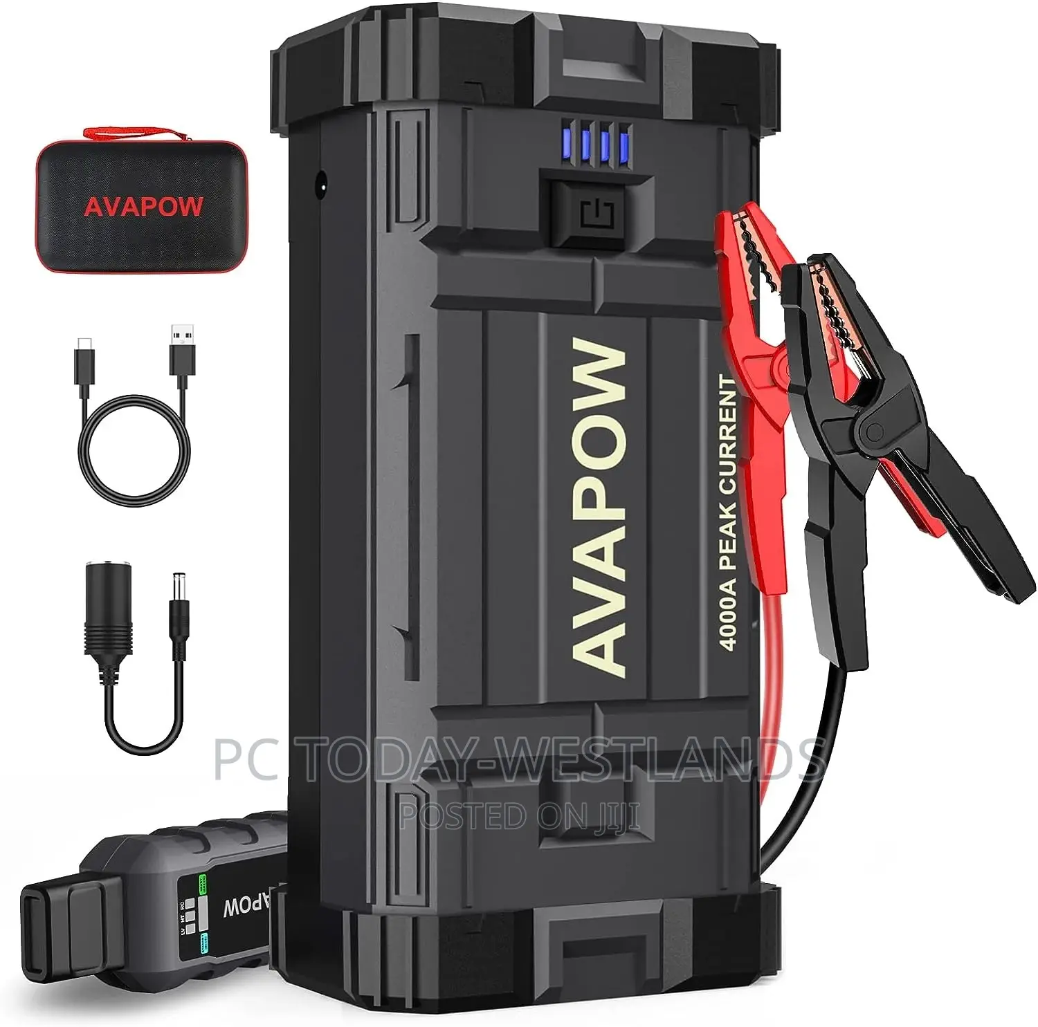 AVAPOW Car Jump Starter, 4000A Peak Battery Jump Starter