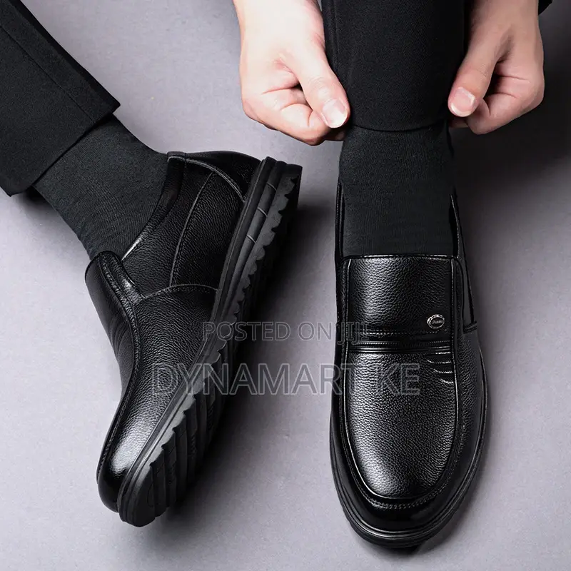 Genuine Cowhide Leather Official Men's Shoes Formal Wedding