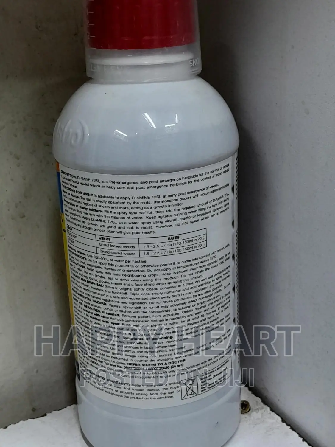 D-Amine 72sl Herbicide 1litre