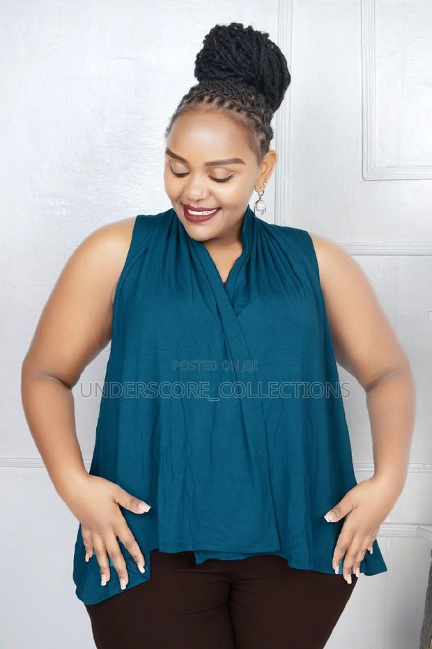 High-End Plus Size Fitting Sleeveless Kimonos - thumbnail 2