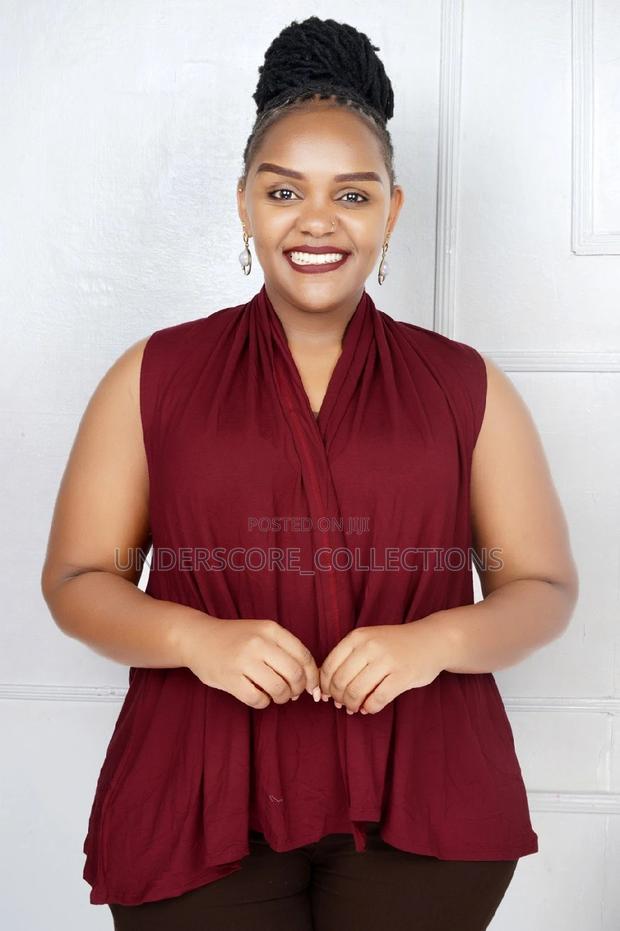 High-End Plus Size Fitting Sleeveless Kimonos - thumbnail 4