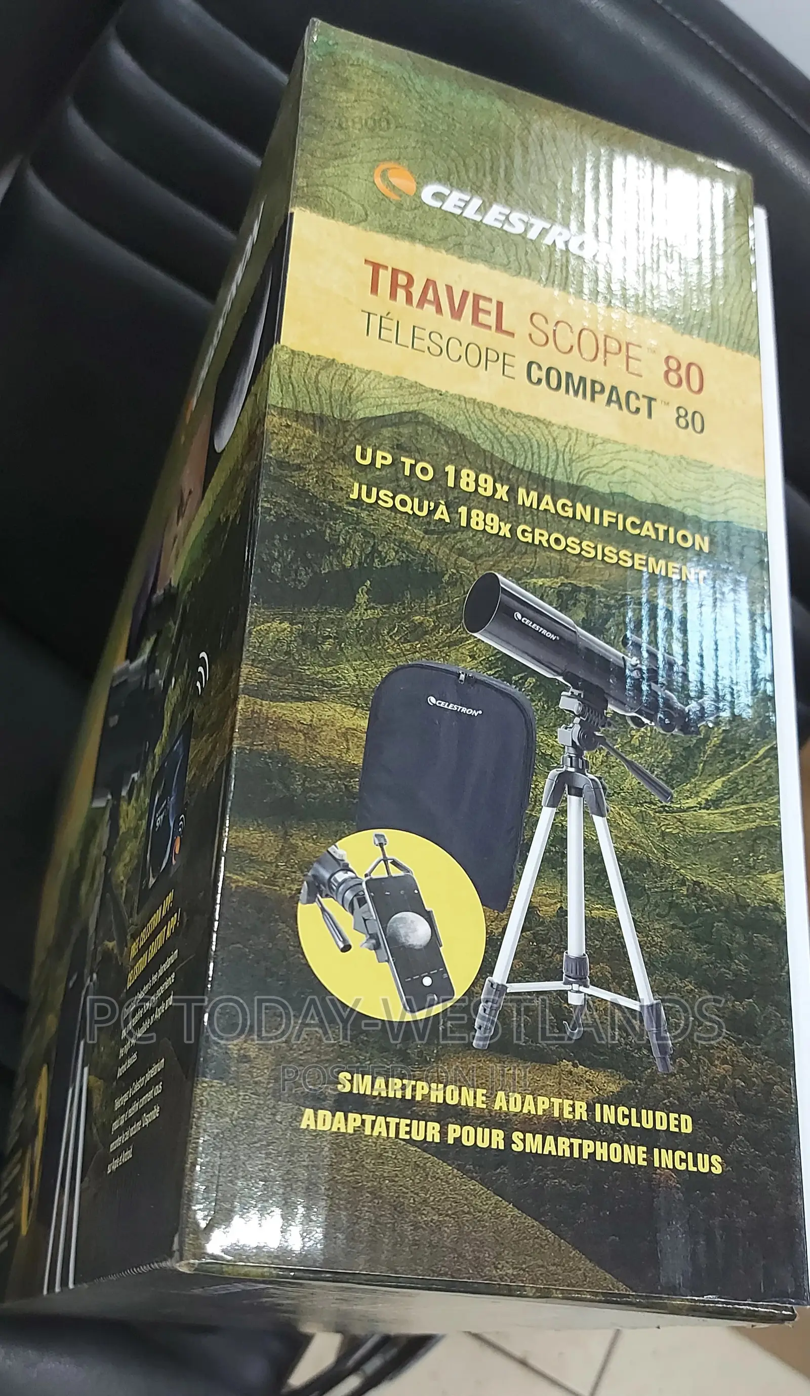Celestron - 80mm Travel Scope - Portable Refractor Telescope
