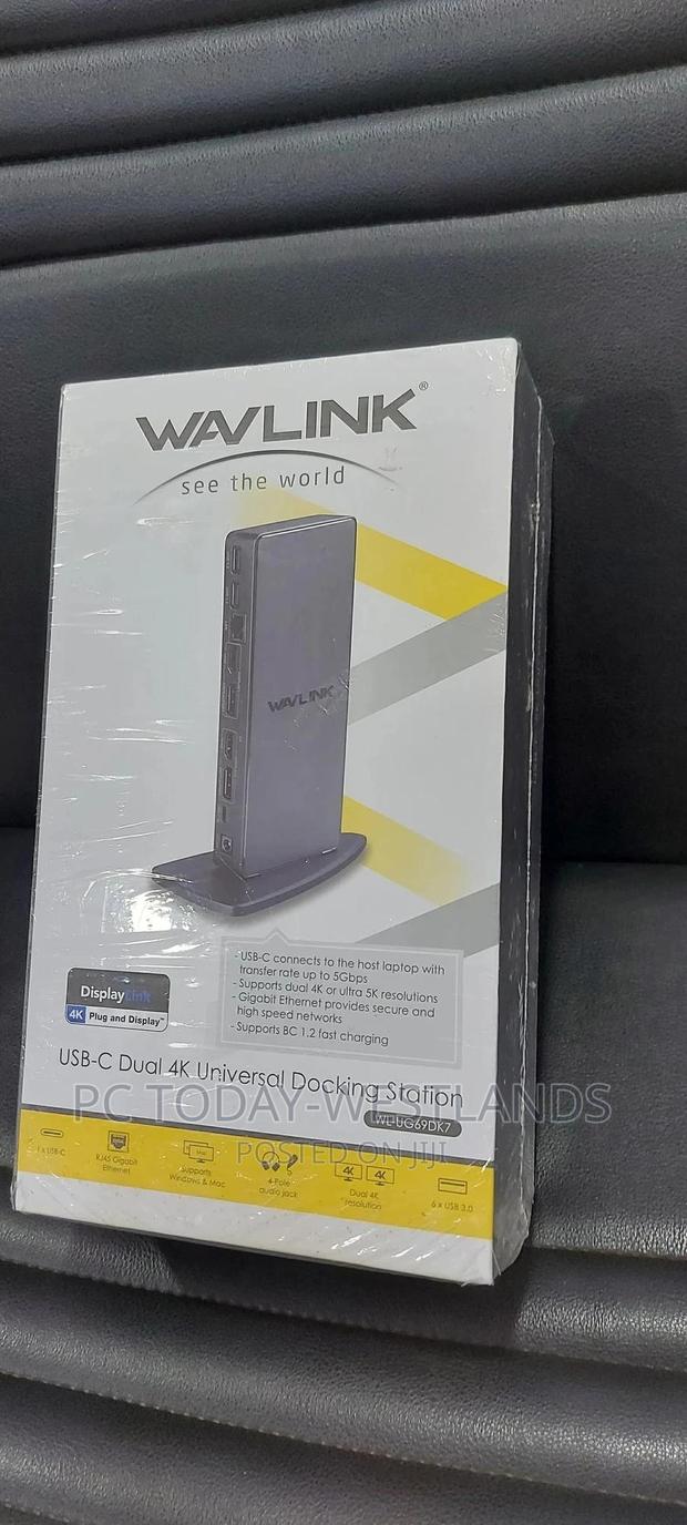 Wavlink USB C Ultrahd Universal Laptop Docking for Mac M1/M2 - thumbnail 5