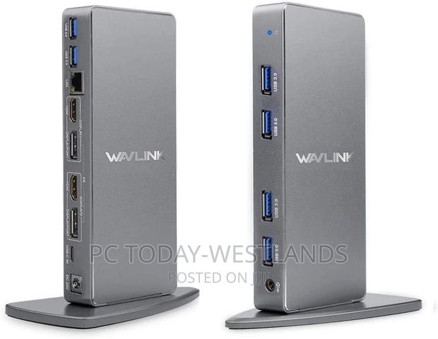 Wavlink USB C Ultrahd Universal Laptop Docking for Mac M1/M2 - thumbnail 7