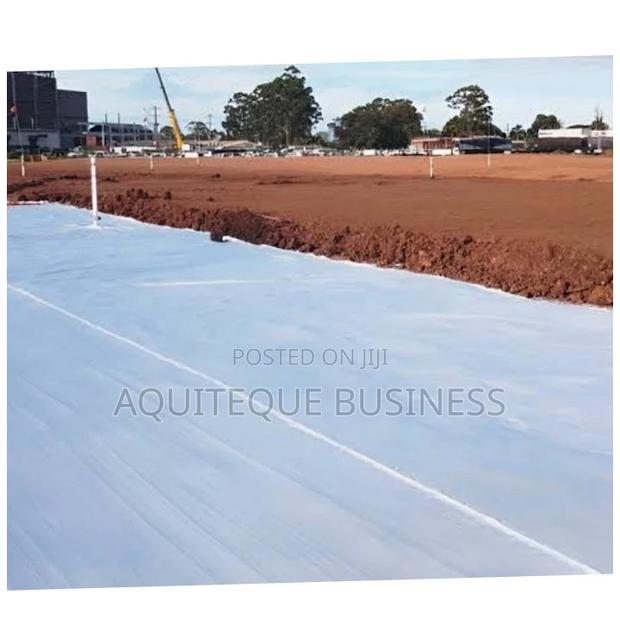 White Geotextile Fabric