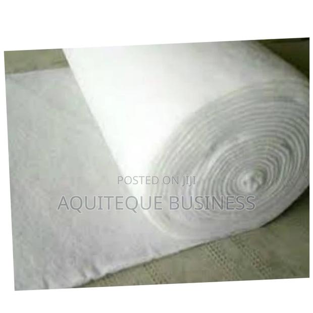White in Color Geotextile