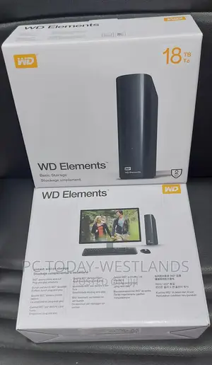 Western Digital 18tb Elements Desktop External Hard Drive -