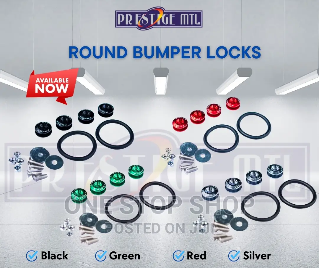 Round Colored Bumper Locks