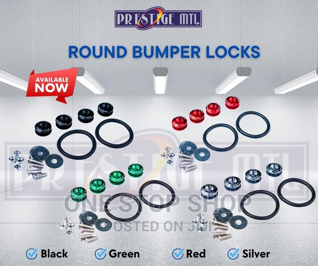 Round Colored Bumper Locks