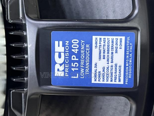 RCF 15 Inches Bass Speaker - thumbnail 2