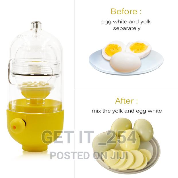 Easy to Operate by Rope Egg Mixer. Mixes Egg Yolk and E - thumbnail 2