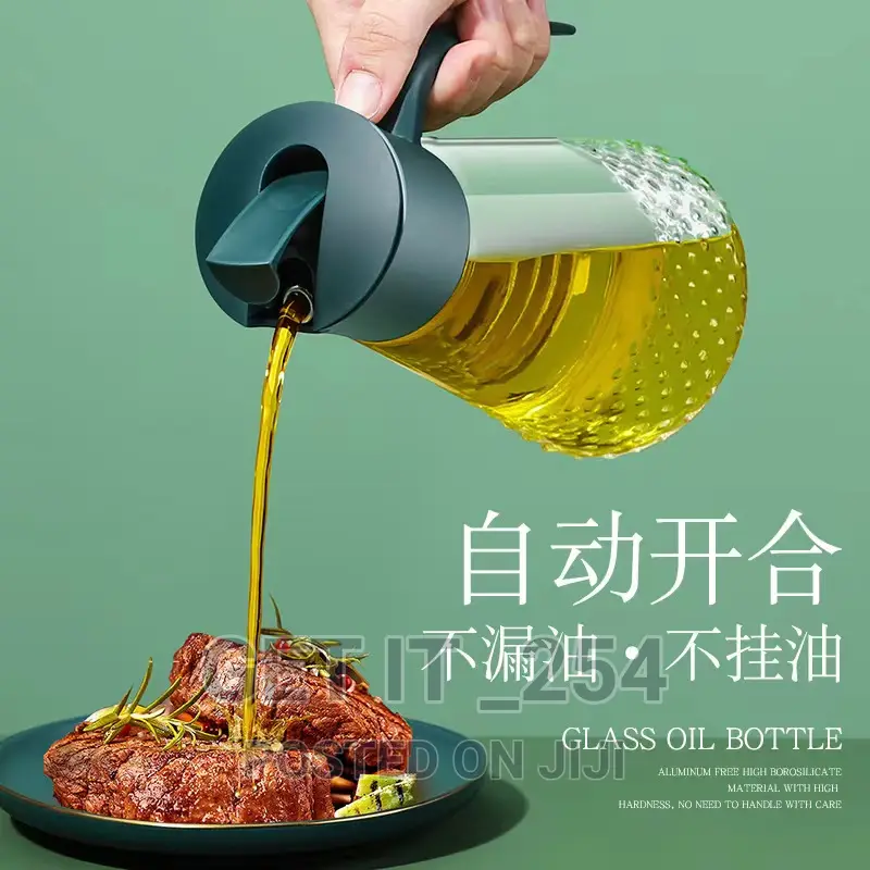 630mls Automatic Oil Pot Material Glass*