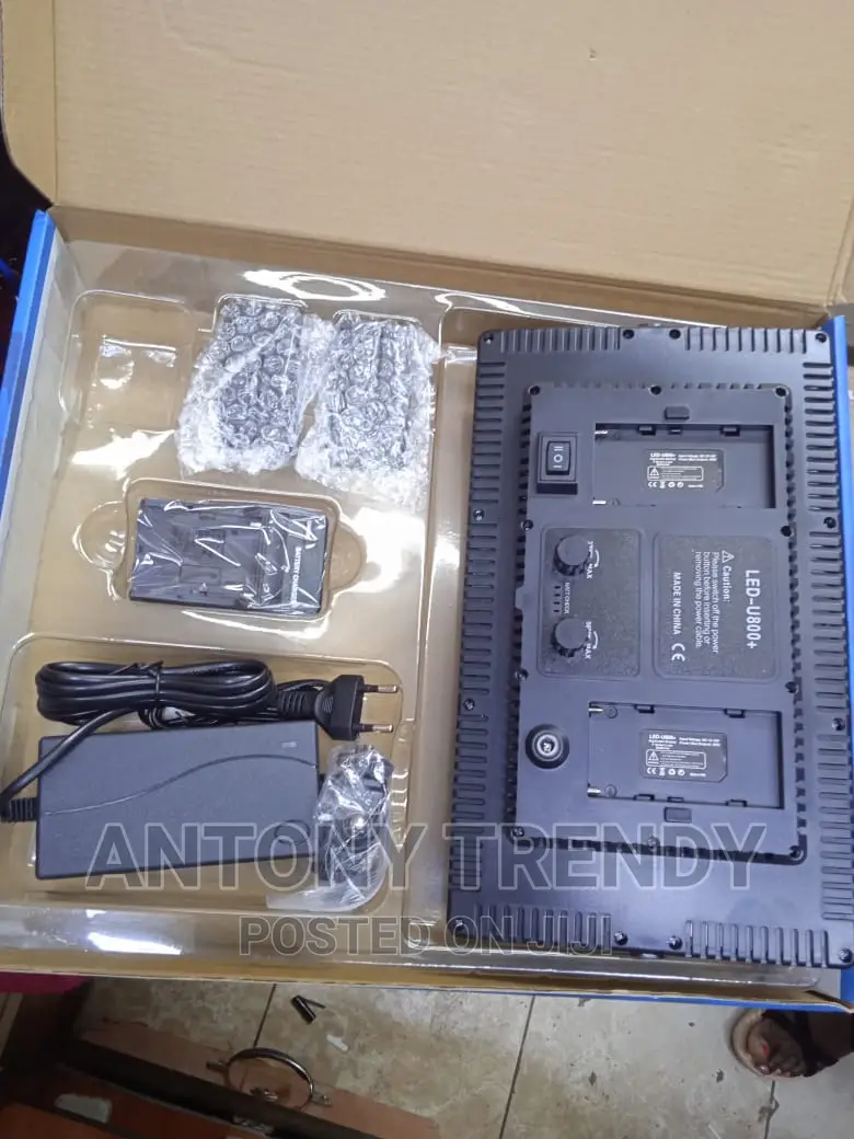 Panel Lights With Two Batteries And Stand