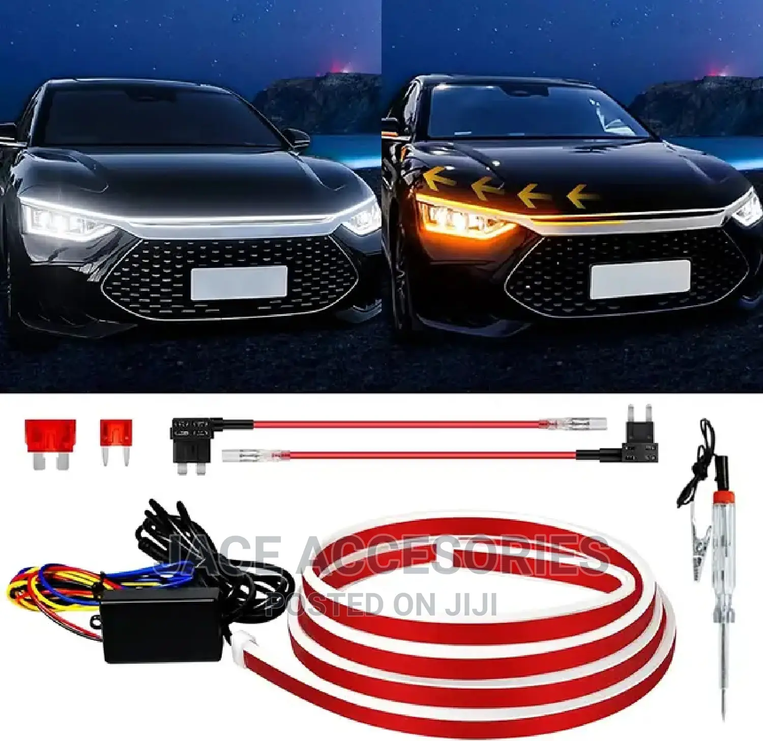 Dual Color Bonnet Lights With Start Scan ,Meteor Effect