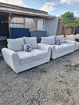 Grey 5 Seater Sofa