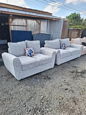 Grey 5 Seater Sofa