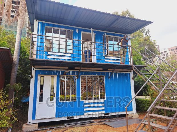 Stacked Container Offices. - main view