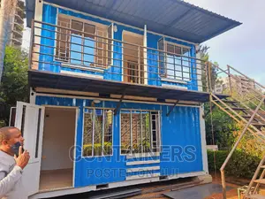 Stacked Container Offices.