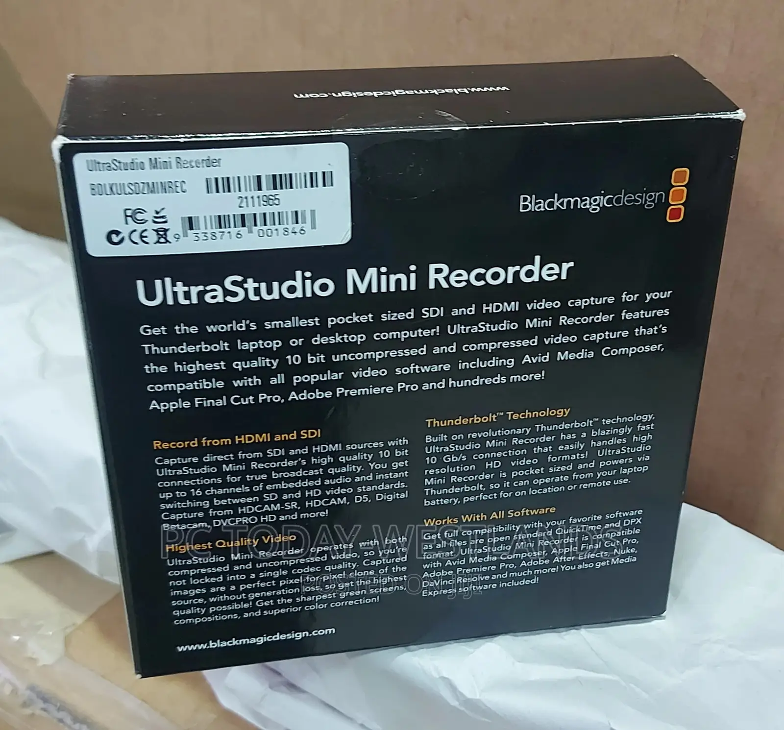 Blackmagic Design Ultrastudio Mini Recorder -Thunderbolt 2