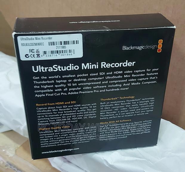 Blackmagic Design Ultrastudio Mini Recorder -Thunderbolt 2 - thumbnail 3