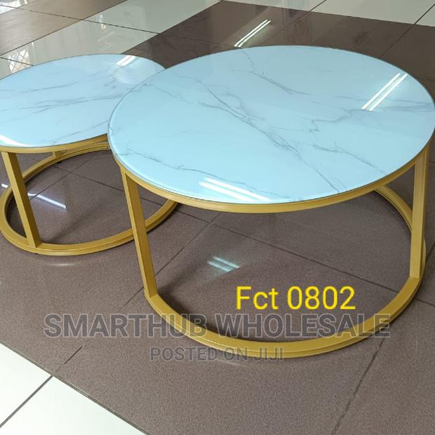 Round Marble Coffee Table Fct0802 - main view