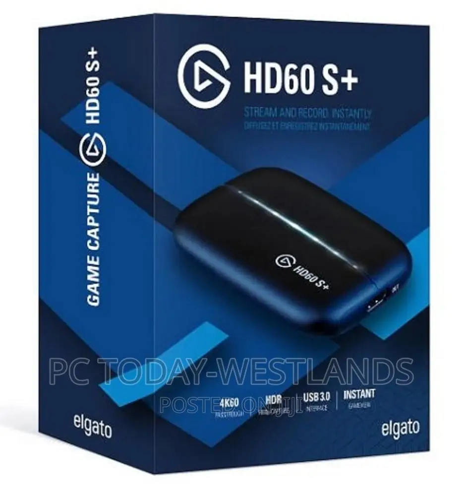 Elgato HD60 S+, External Capture Card, Stream and Record
