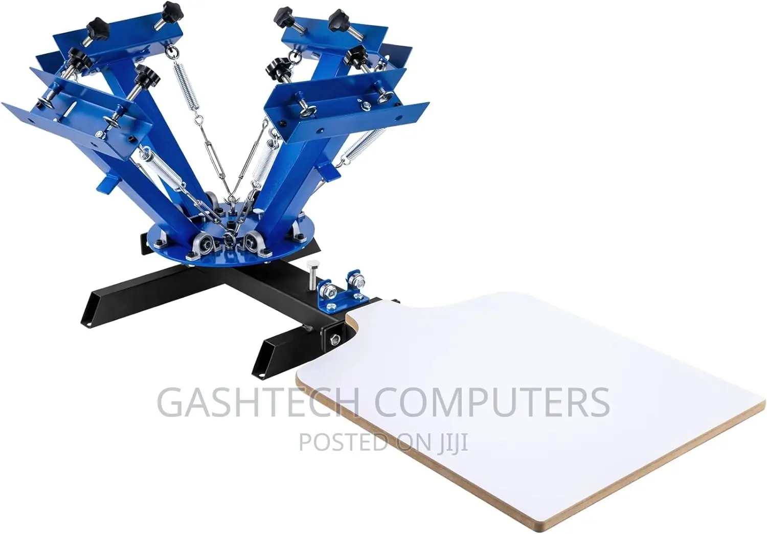Screen Printing Press 4 Color 1 Station Screen Printing Mach