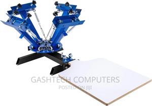 Screen Printing Press 4 Color 1 Station Screen Printing Mach - thumbnail 2