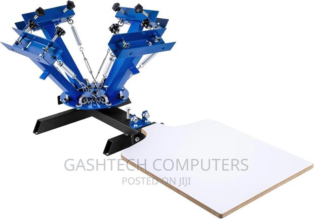 Screen Printing Press 4 Color 1 Station Screen Printing Mach - main view