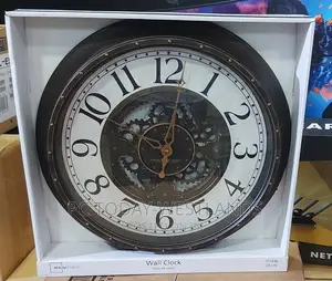 Wifi Camera Mainstays Indoor 15.5" Aged Gear Wall Clock