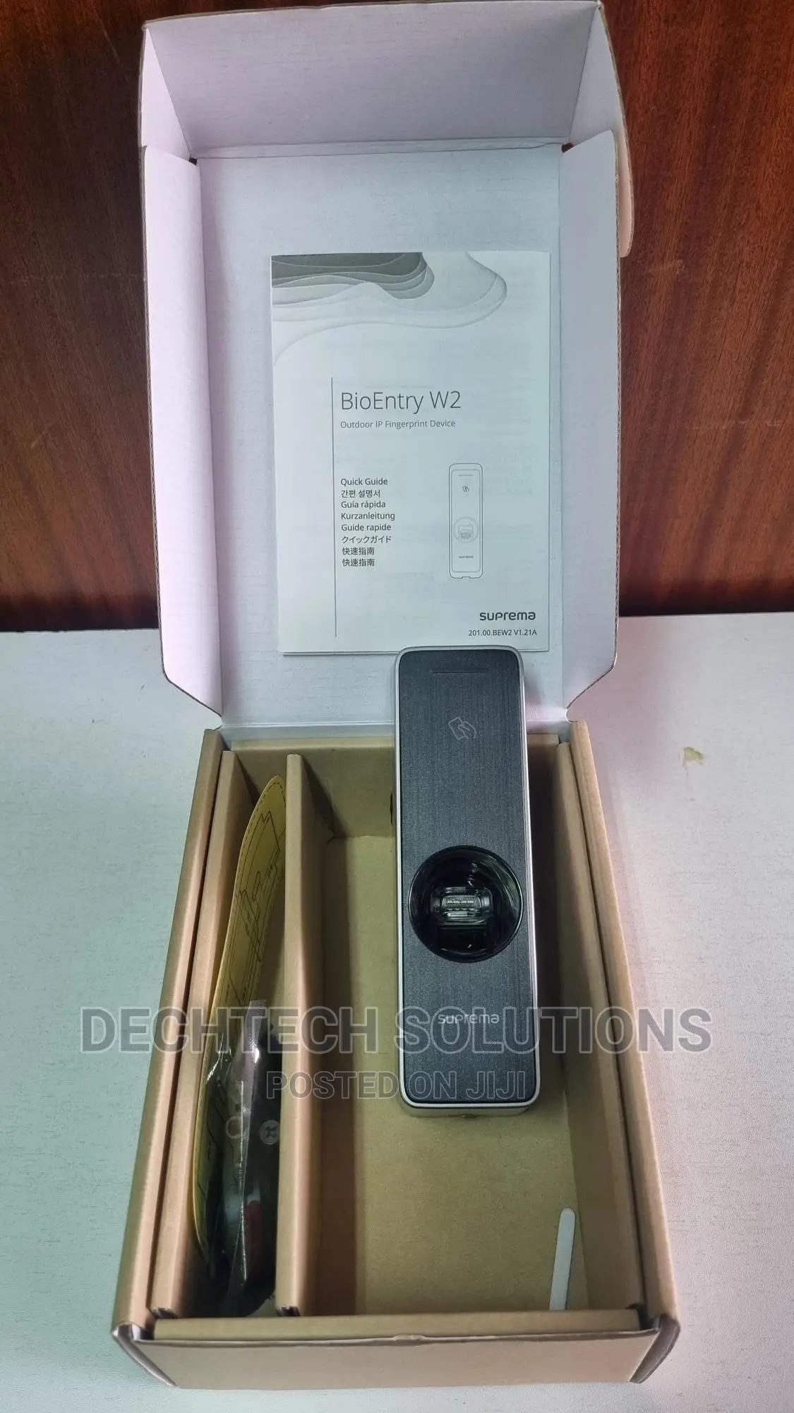 Suprema Bioentry W2 Outdoor Fingerprint Device
