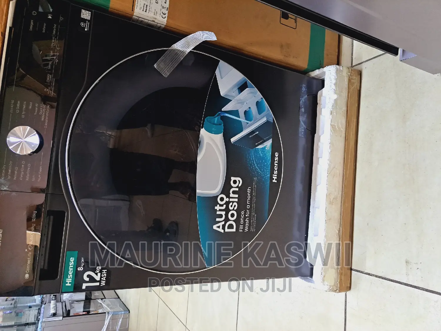 Hisense 12kg/8kg Series 5 Front Load Washer-Dryer Wd5s1245bw