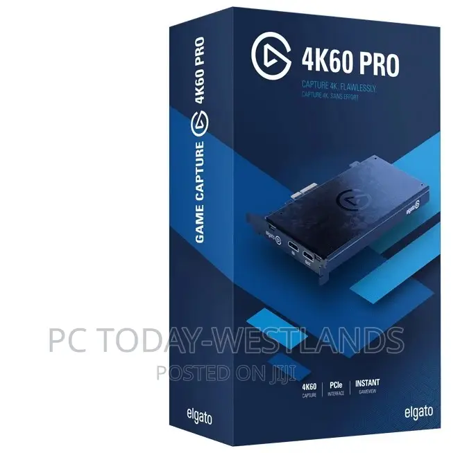 Elgato Game Capture 4K60 Pro Pcie Live Streaming