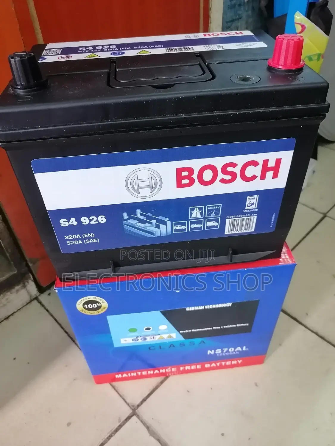 Bosch Ns70.12v/65ah Maintenance Free Car Battery.