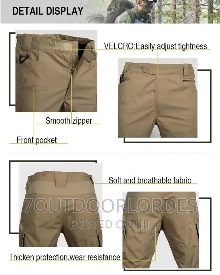 SN73 Padded Outdoor Tactical Pants