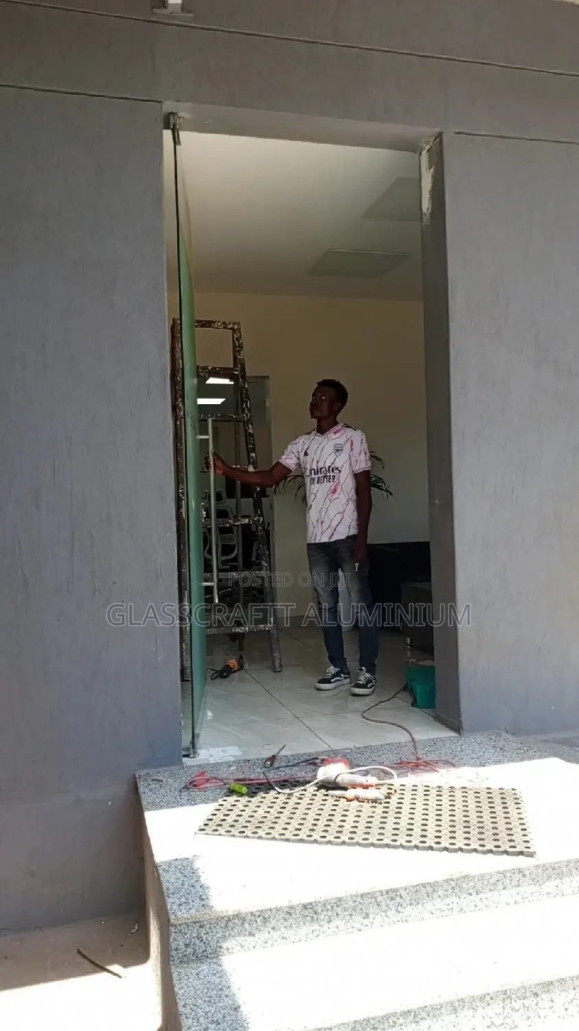 Self Stand Framless Door