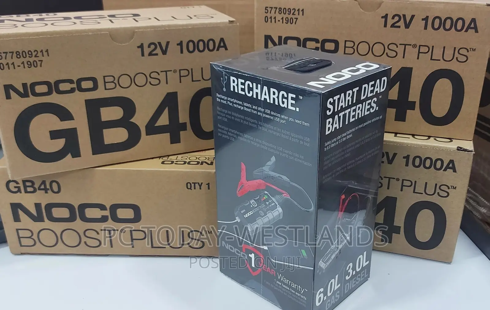 Noco Boost Plus Gb40 1000a Ultrasafe Carbattery Jump Starter