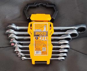 Ingco Ratchet Spanner Set 8pcs Premium Combination Spanners - thumbnail 2