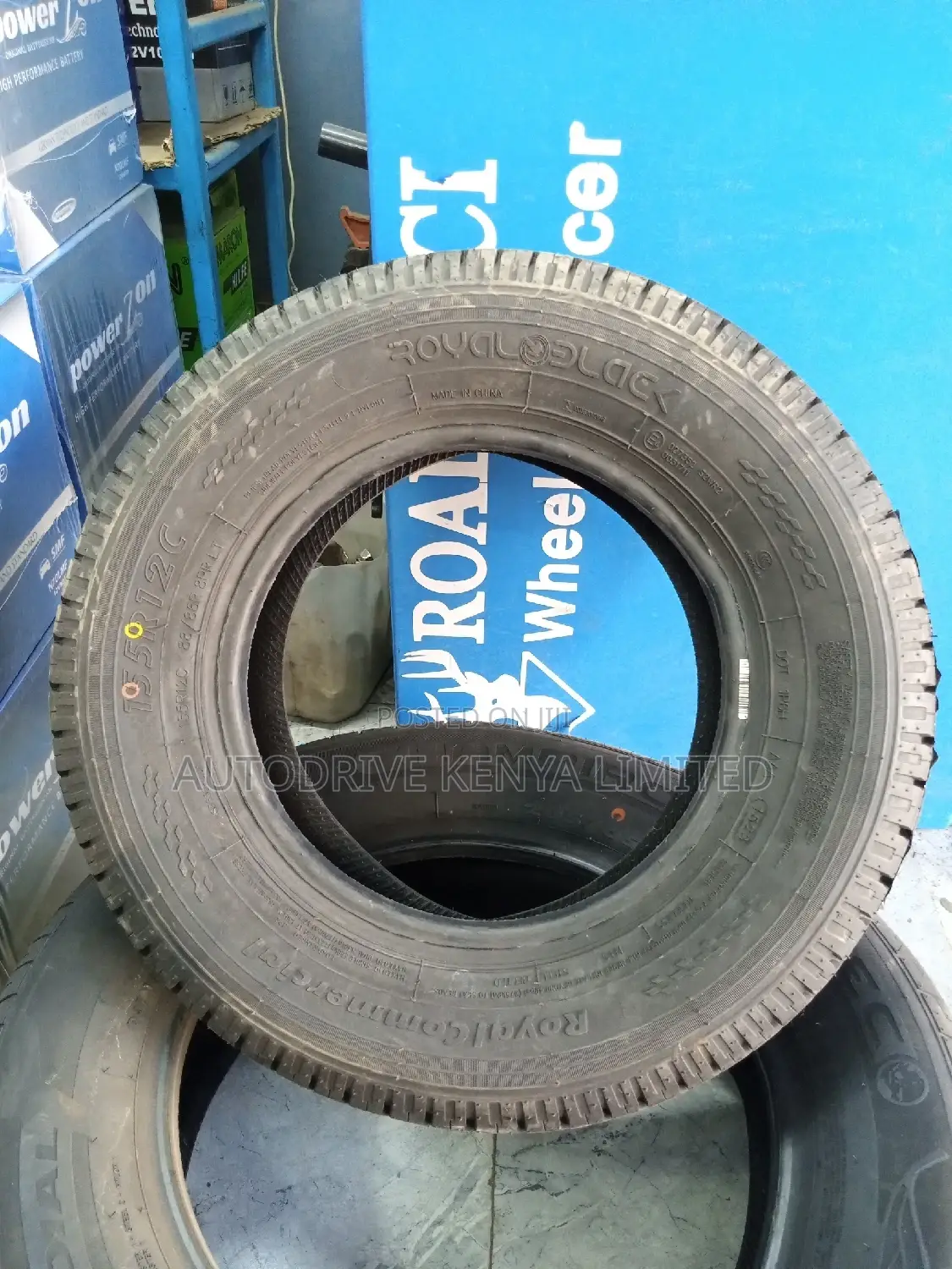 155R12C Royal Black Commercial Tyre