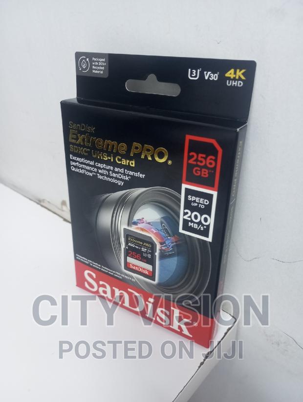 Sandisk Extreme Pro 256gb SDXC 200mbps Available ! 256gb - main view
