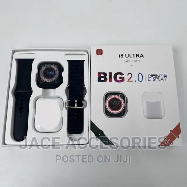 New I8 Ultra Smartwatch With Earphones