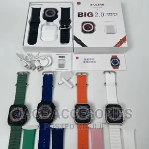 New I8 Ultra Smartwatch With Earphones