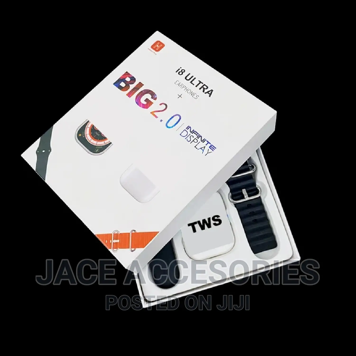 Latest I8 Ultra Smartwach +Earphones+2 Straps
