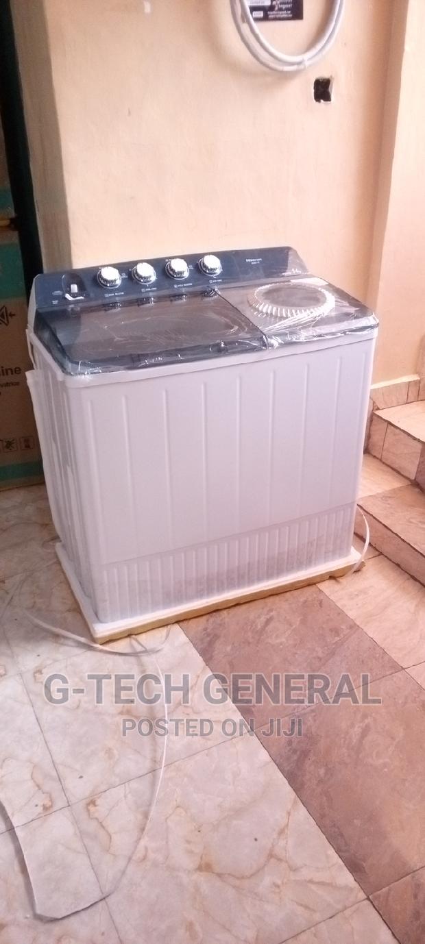 Hisense 14kg Washing Machine Twin Tub Wash and Spin - main view