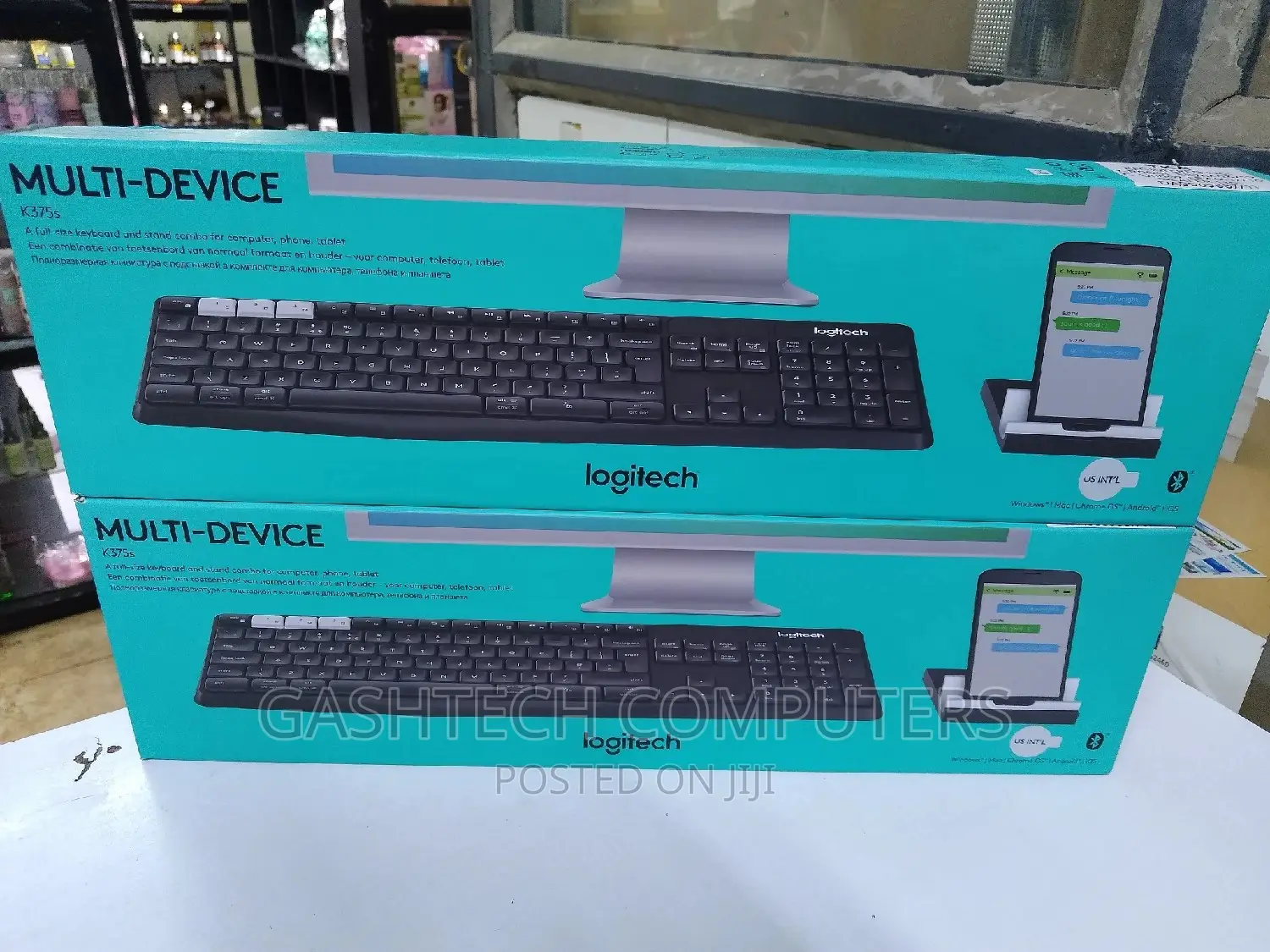 Logitech Wireless Multi-Device Keyboard K375s {920-008181}
