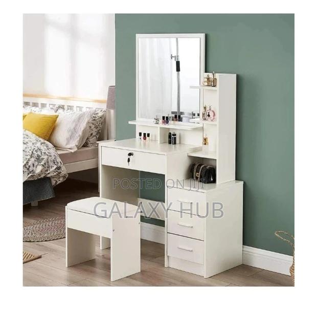Dressing Table With a Sliding Mirror