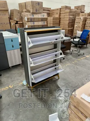 Bucket Flip Shoe Cabinet Size: 120cm X 80cm X 24cm