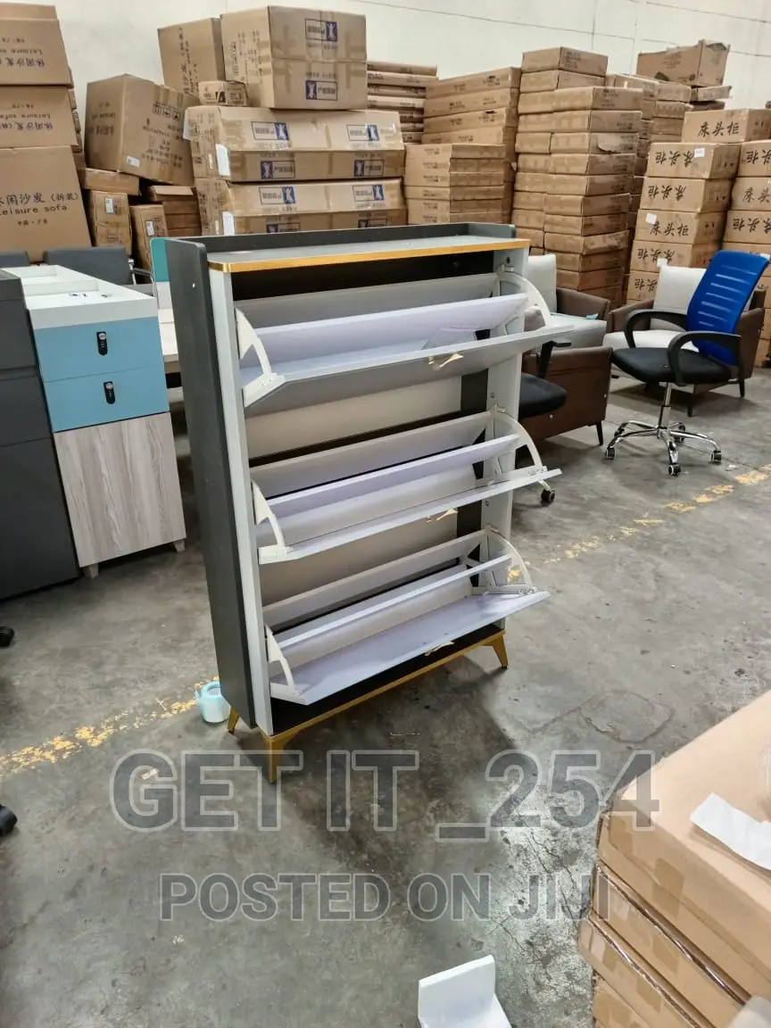 Bucket Flip Shoe Cabinet Size: 120cm X 80cm X 24cm